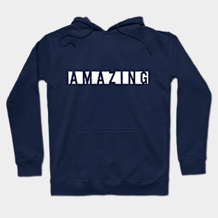 white version of Amazing Hoodie